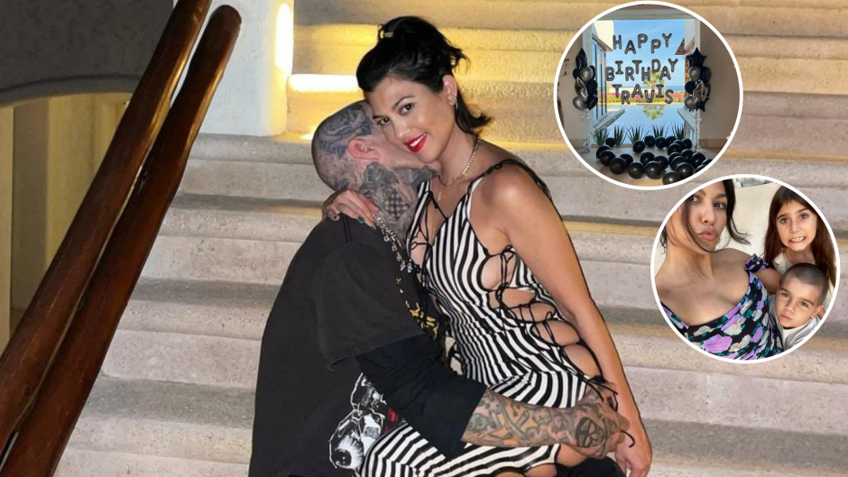 Travis Barker and Kourtney Kardashian Celebrate His Birthday in Mexico With Their Kids: Photos!
