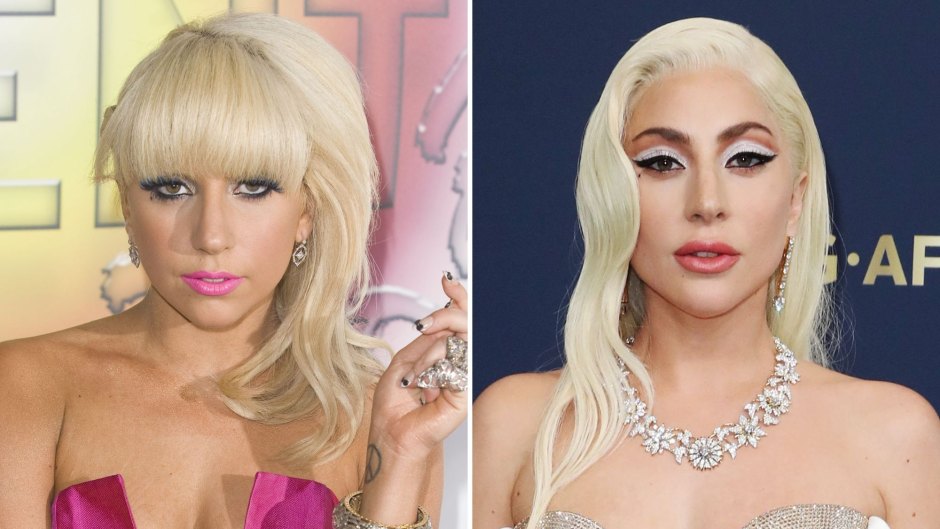 Lady Gaga's Bold Orange and Blue Hair Transformation - wide 11
