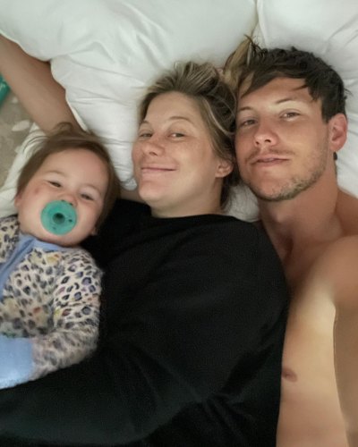 Shawn Johnson Andrew East Stress of Parenthood Exclusive