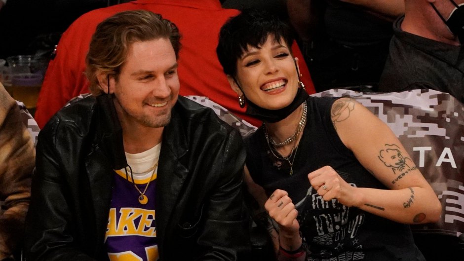 Halsey and Boyfriend Alev Aydin Have Sweet Date Night at Lakers Game in Los Angeles: See Photos!