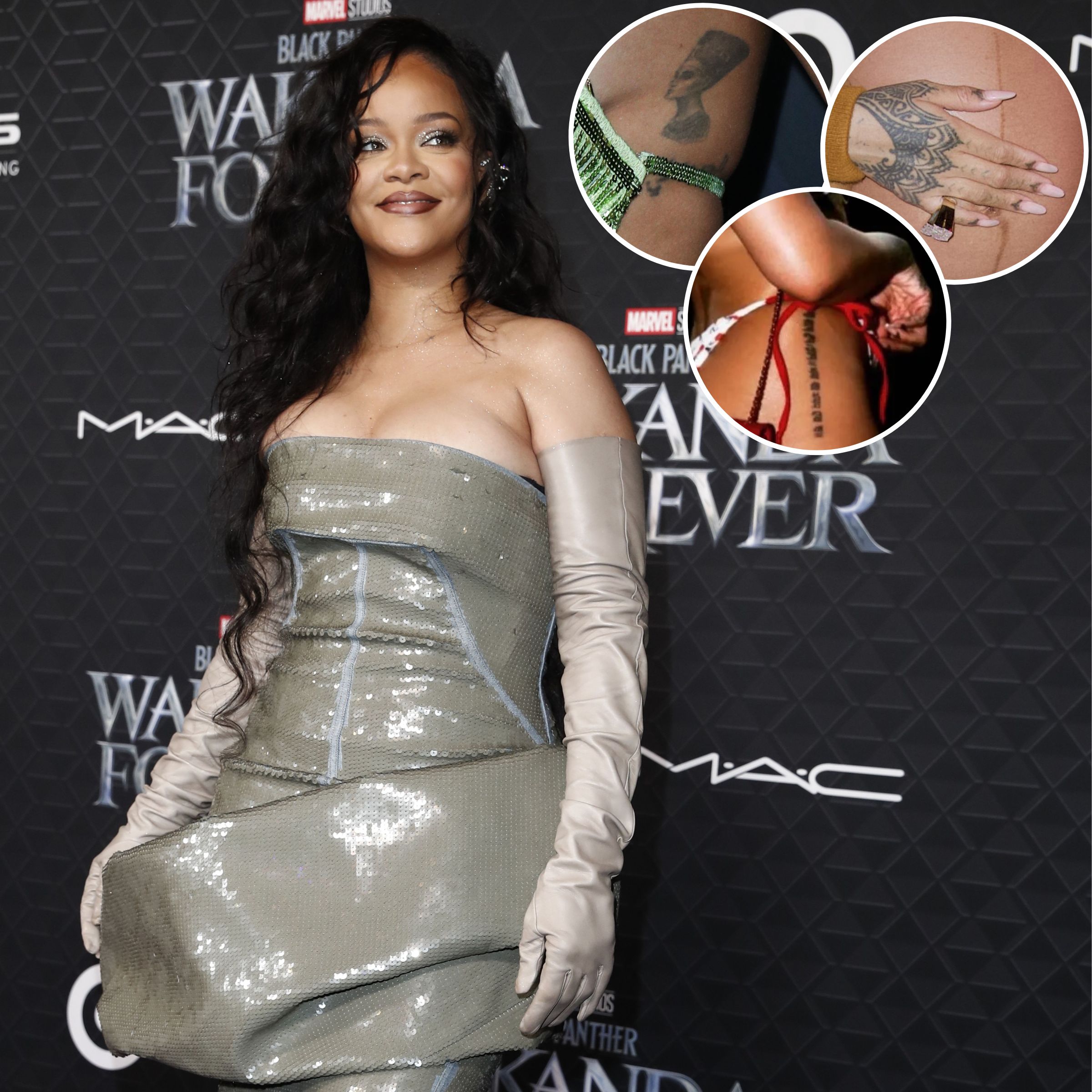 Rihanna Tattoos | List of Rihanna Tattoo Photos