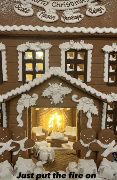All Good? Scott Disick Finally Gets Gingerbread House With His Name After Kris Jenner Snub