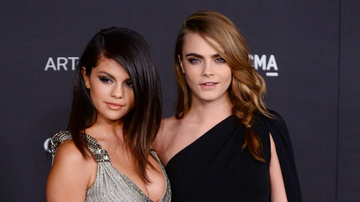 Cara Delevingne, Selena Gomez Matching Tattoos: Rose Watercolor