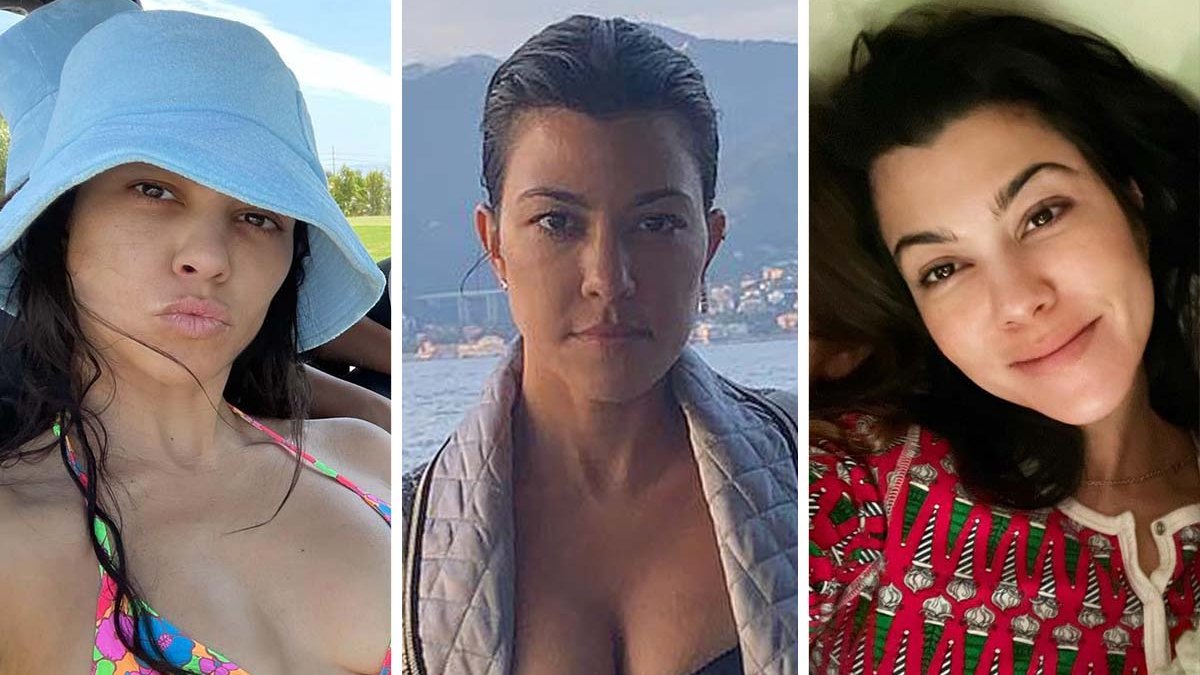 So Naturally Beautiful Kourtney Kardashians Most Stunning Photos Without Makeup