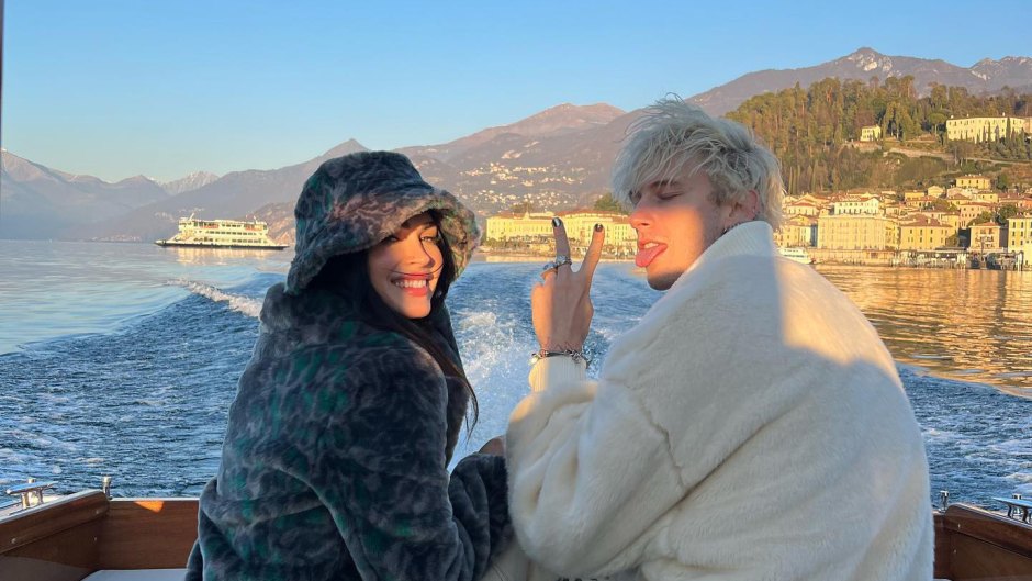 Megan Fox and Machine Gun Kelly Enjoy Romantic Italian Getaway After Engagement: See Photos of Lake Como Trip