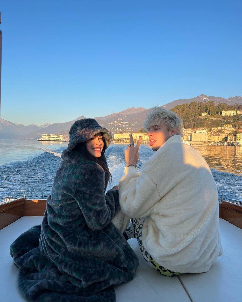 Megan Fox and Machine Gun Kelly Enjoy Romantic Italian Getaway After Engagement: See Photos of Lake Como Trip