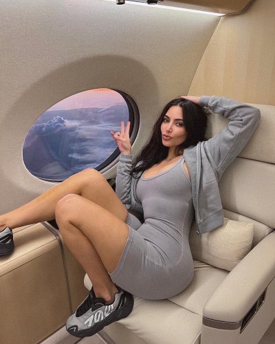 Kim Kardashian Wears Nike Shoes as Subtle Dig at Kanye West