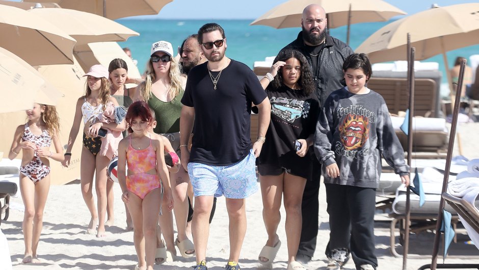 Beach Day Scott Disick Enjoys Bonding With Penelope Mason Reign Miami 202