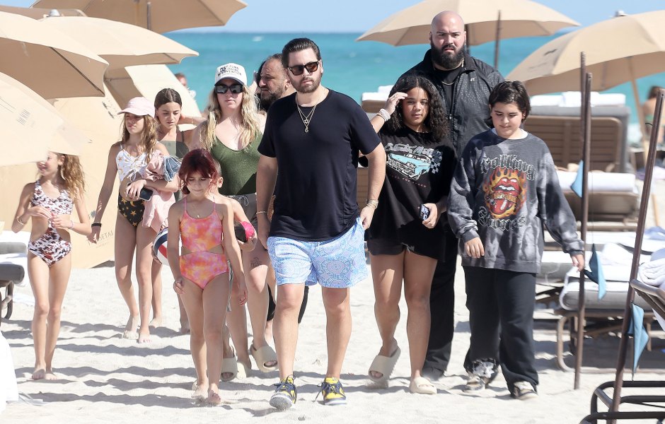 Beach Day Scott Disick Enjoys Bonding With Penelope Mason Reign Miami 202