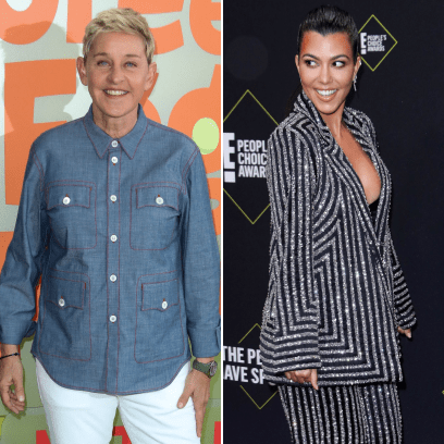Did Ellen DeGeneres Hint Kourtney Kardashian and Travis Barker Are Expecting Baby No. 1 Together?