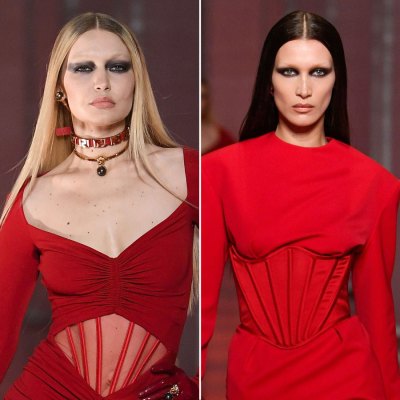 Gigi Bella Hadid Unrecognizable With Bleached Eyebrows While Walking Versace Milan Show