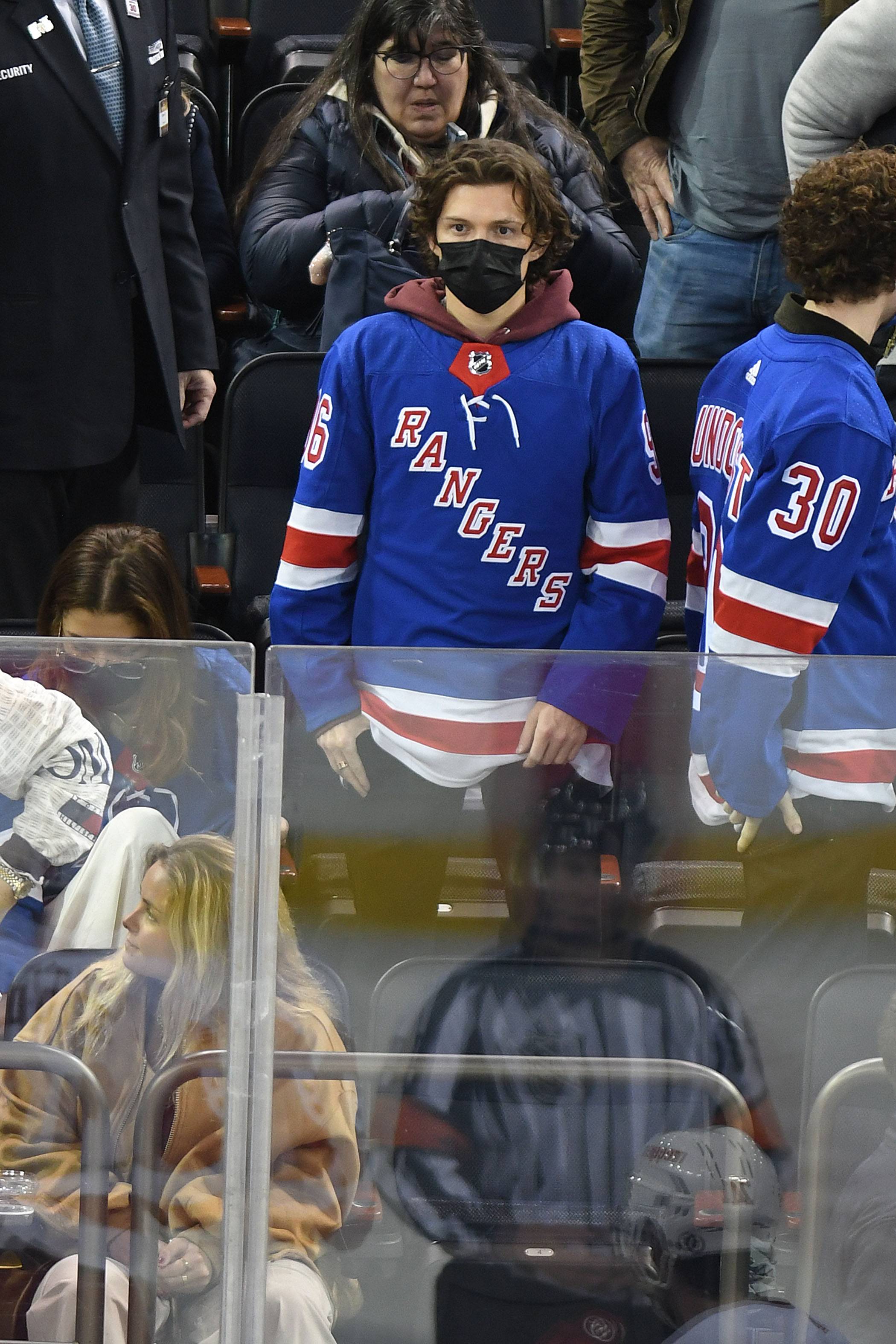 Tom Holland and Zendaya Have Date Night With BFF Hunter Schafer at Rangers Game: Photos