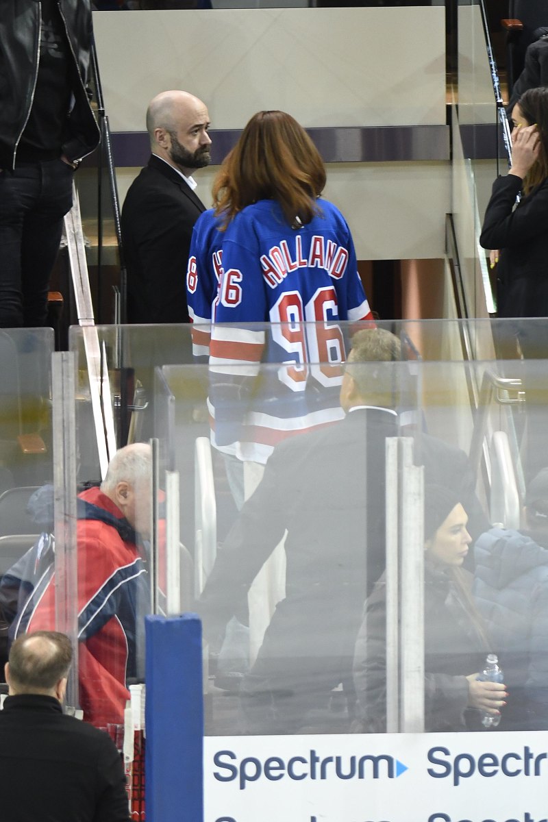 Tom Holland and Zendaya Have Date Night With BFF Hunter Schafer at Rangers Game: Photos