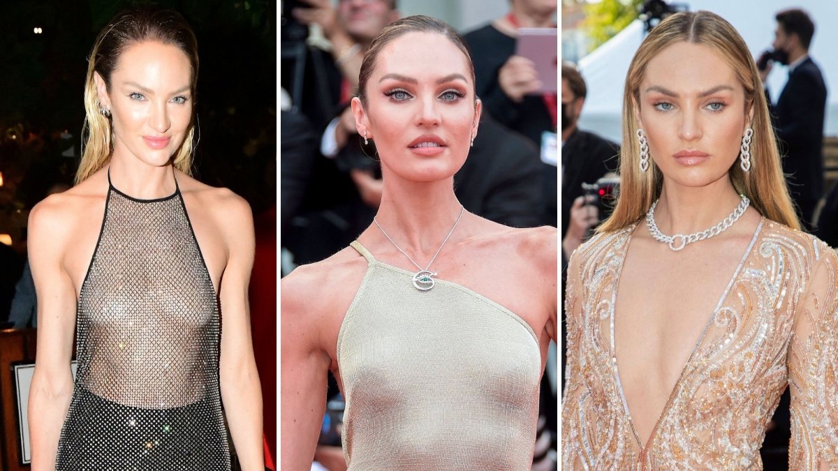 Showing Off That Body! Candice Swanepoel's Best Braless Looks on the Runway and Beyond