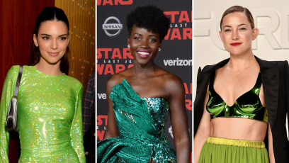 Celebrities Who Look Good in Green Kendall Jenner Lupita Kate Hudson