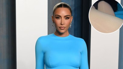 Kim Kardashian Shows Off the Shapewear She Wore Under Skin Tight Vanity Fair Oscars Party Gown