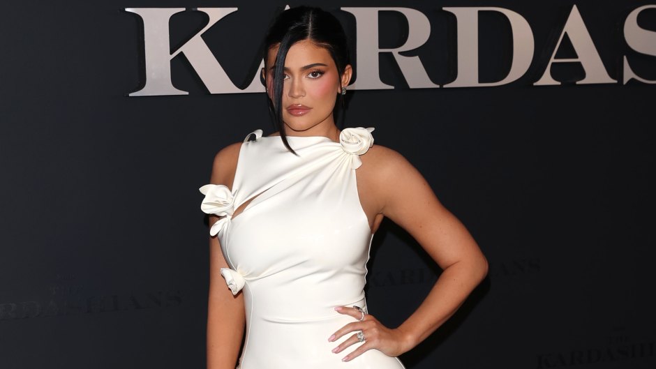 Kylie Jenner Flaunts Post-Baby Body in Form-Fitting White Dress at the Premiere of ‘The Kardashians’