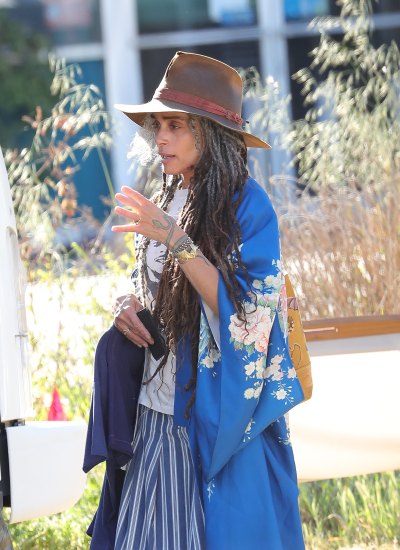 Lenny Kravitz, Jason Momoa Bond After Lisa Bonet Wears Ring
