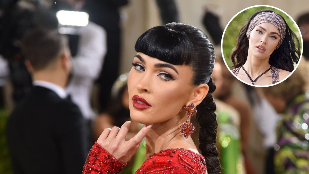 Megan Fox Stuns in Sexy, Sheer Corset Halter Top: See Photos of Her Multi-Colored Braless Look