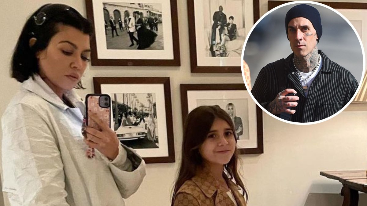 Penelope Disick Draws a Portrait of Kourtney Kardashian’s Fiance Travis Barker: ‘I Love This'