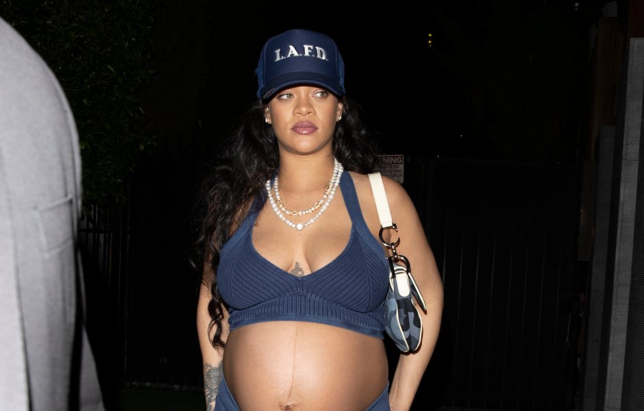 She’s Glowing! See Photos of Rihanna’s Growing Baby Bump Amid Pregnancy With Boyfriend A$AP Rocky
