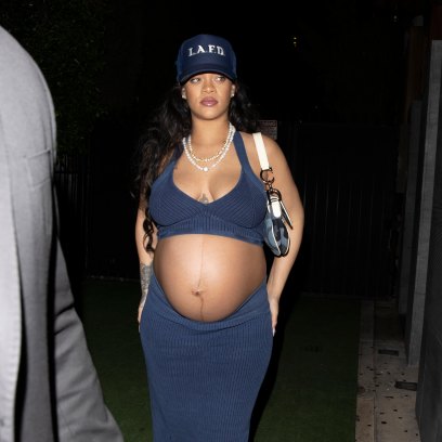 She’s Glowing! See Photos of Rihanna’s Growing Baby Bump Amid Pregnancy With Boyfriend A$AP Rocky
