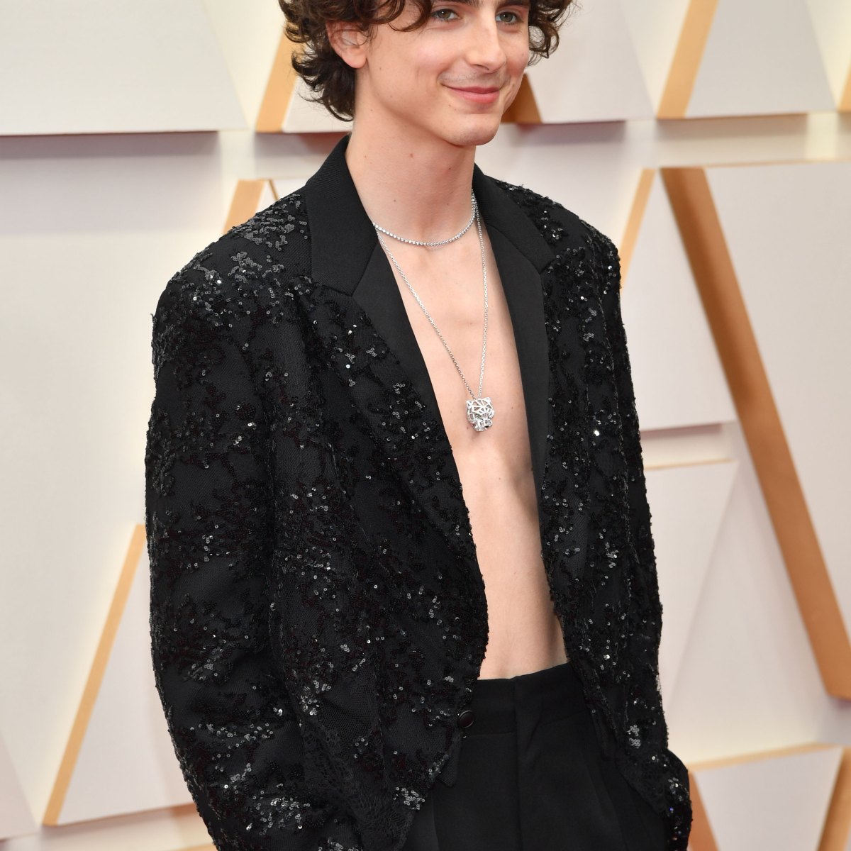 Timothée Chalamet Goes Shirtless & Gender Fluid For 2022 Oscars - IMDb