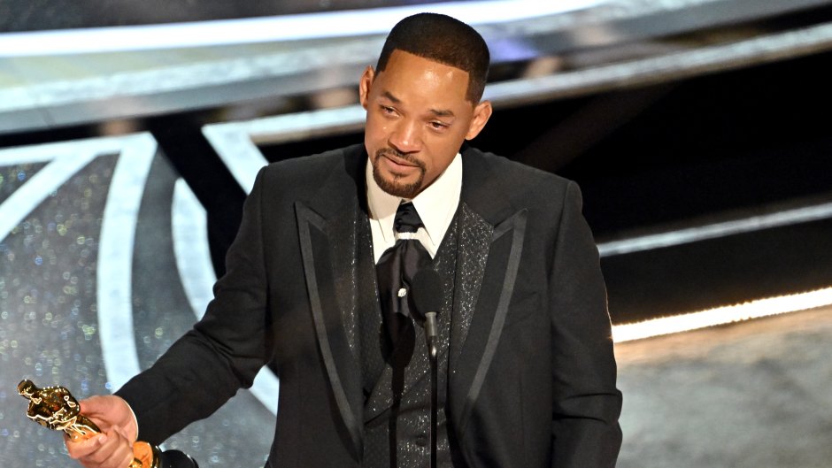 Will Smith Cries On Stage During 2022 Oscars Best Actor Speech After Chris Rock Altercation