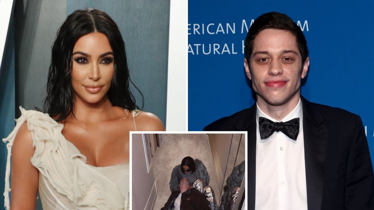 Fans Accuse Kim Kardashian of Photoshopping Her and Pete Davidson’s Social Media Debut