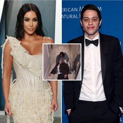 Fans Accuse Kim Kardashian of Photoshopping Her and Pete Davidson’s Social Media Debut