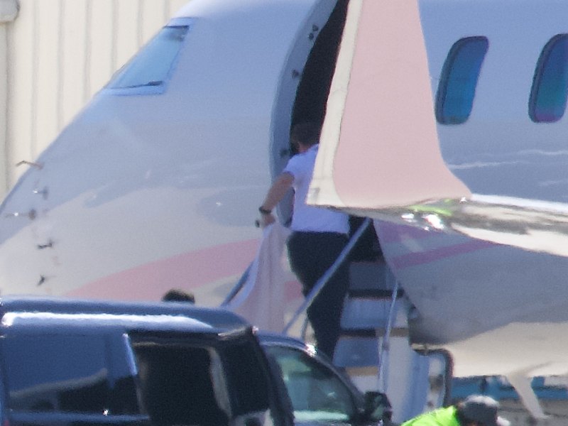 Kylie Jenner Wolf Plane Trip