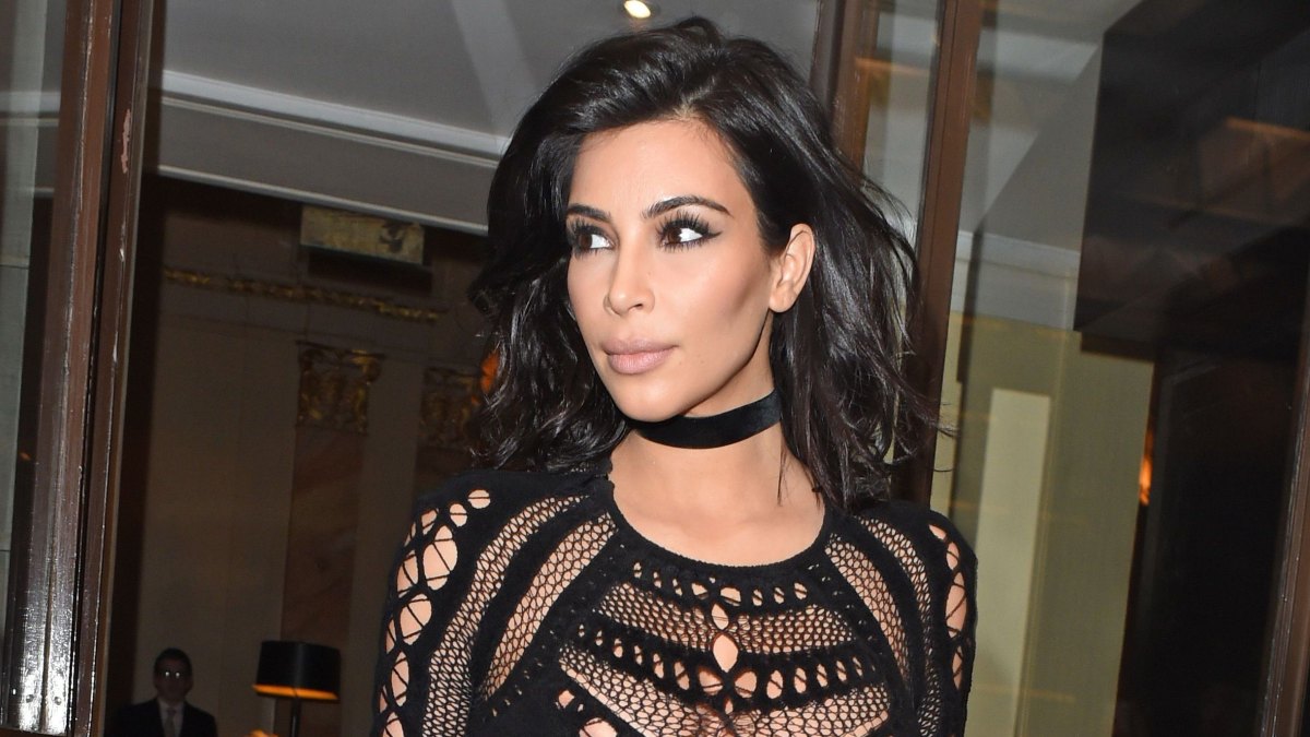 Kim Kardashian Pussy Porn - Kim Kardashian's Crotchless Catsuit: New Skims Item Confuses Fans