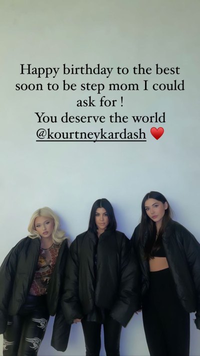 Travis Barker’s Daughter Alabama Calls Kourtney Kardashian ‘Best Soon to Be Stepmom’ in Instagram Birthday Tribute