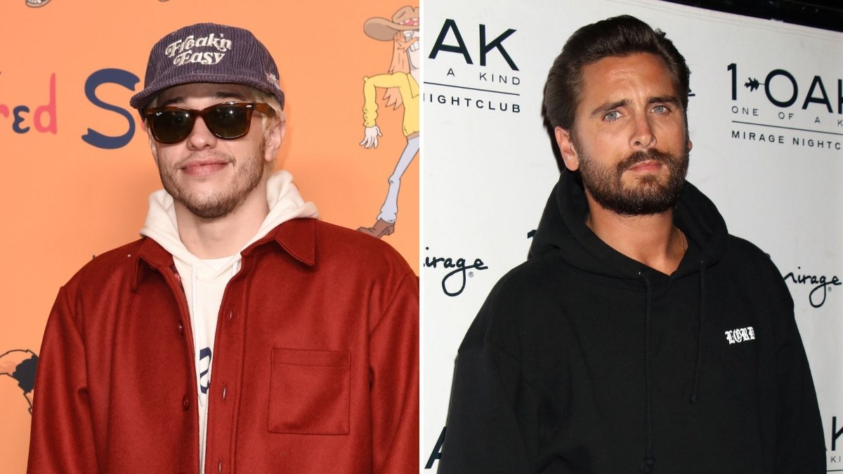 Pete Davidson Drives Kim Kardashian's Car to Mini-Hangout With Scott Disick: 'Good to See You'