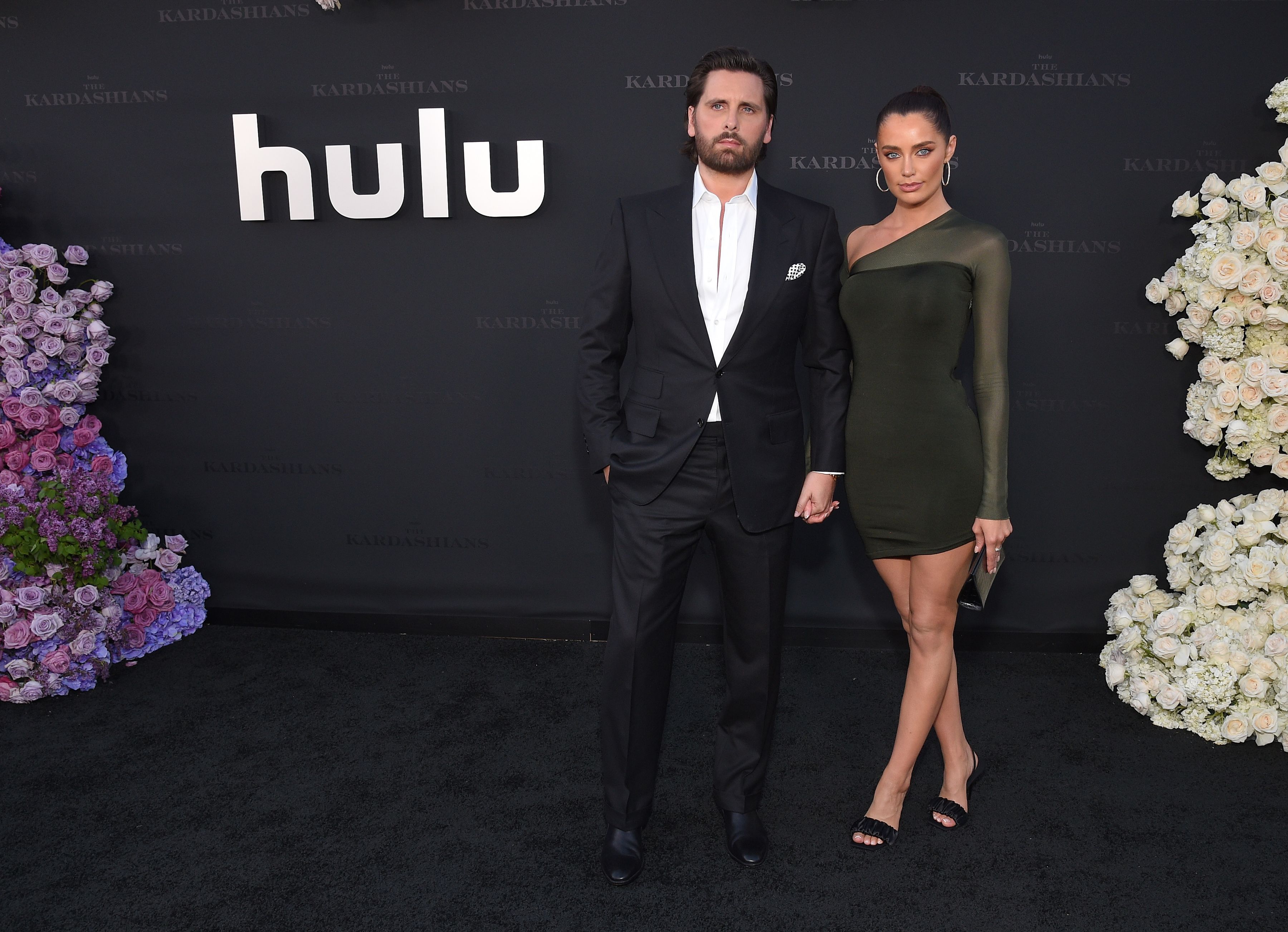 Scott Disick Makes Red Carpet Debut With Rebecca Donaldson at 'The Kardashians' Premiere: Photos