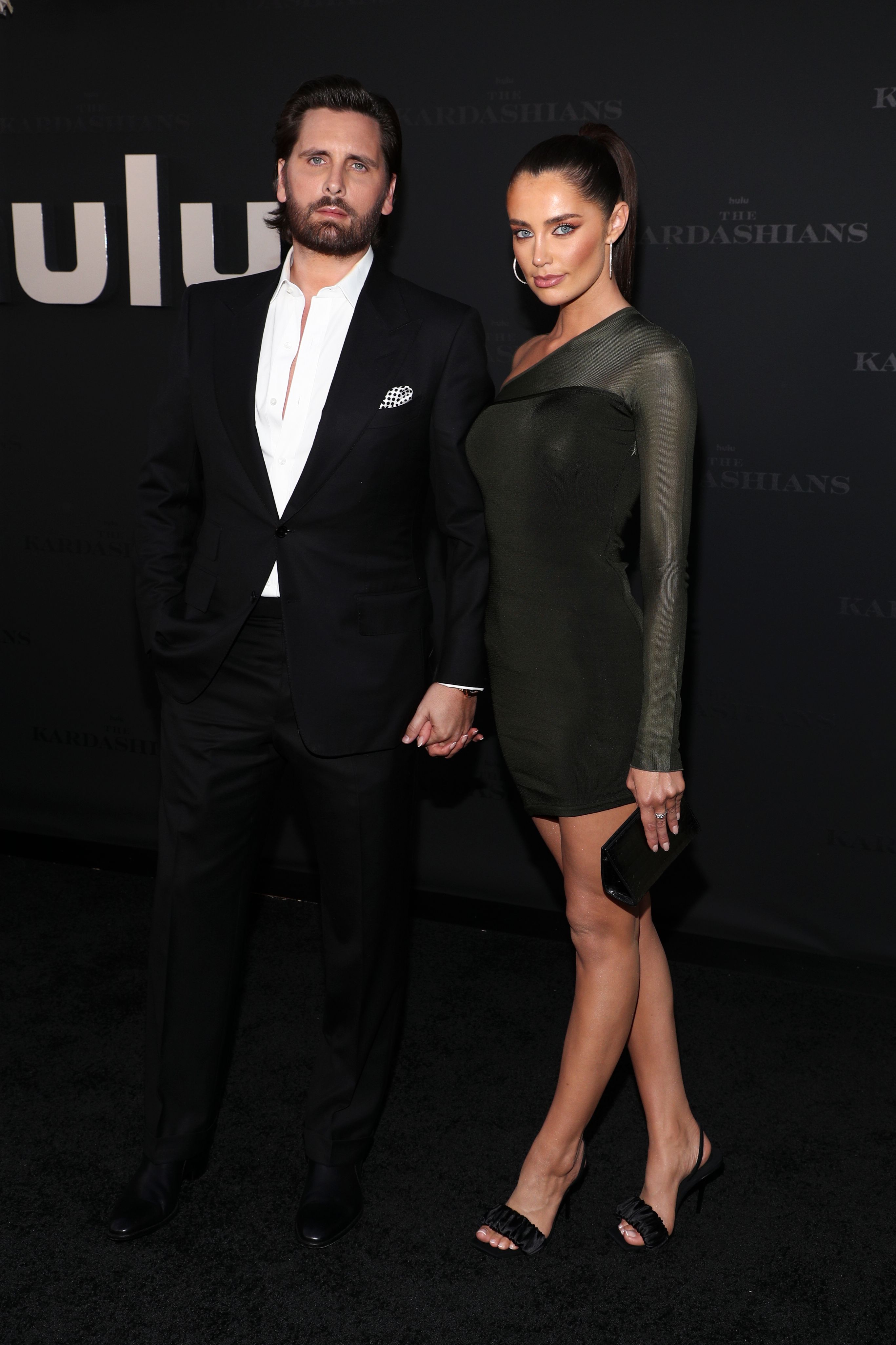 Scott Disick Makes Red Carpet Debut With Rebecca Donaldson at 'The Kardashians' Premiere: Photos
