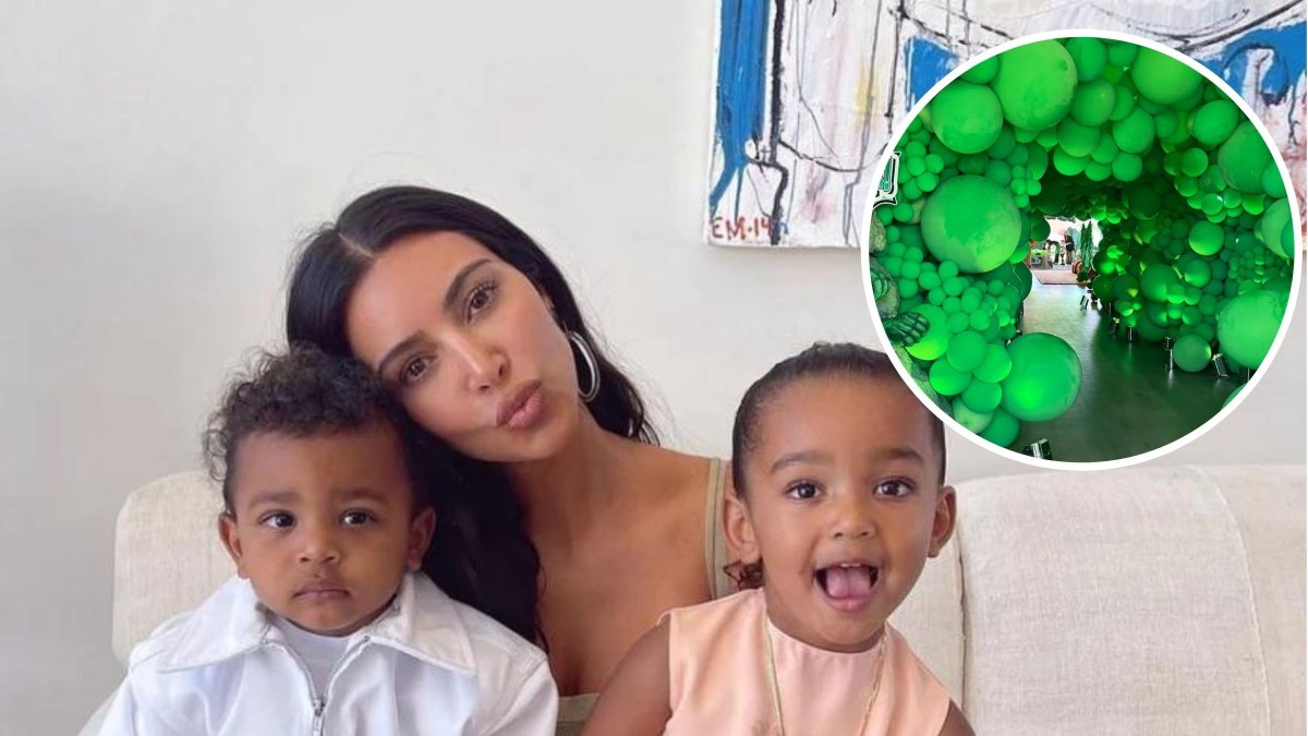 Psalm West Has Hulk Birthday Party at Kim's House: Photos