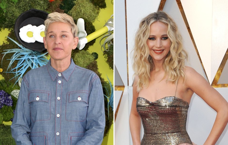 Ellen DeGeneres Seems to Reveal the Sex of Jennifer Lawrence's Baby