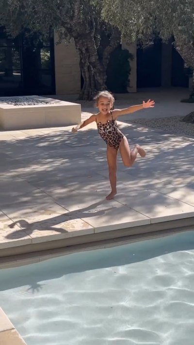 Khloe Kardashian Shares Adorable Video of True Thompson and Dream Kardashian Dancing By the Pool