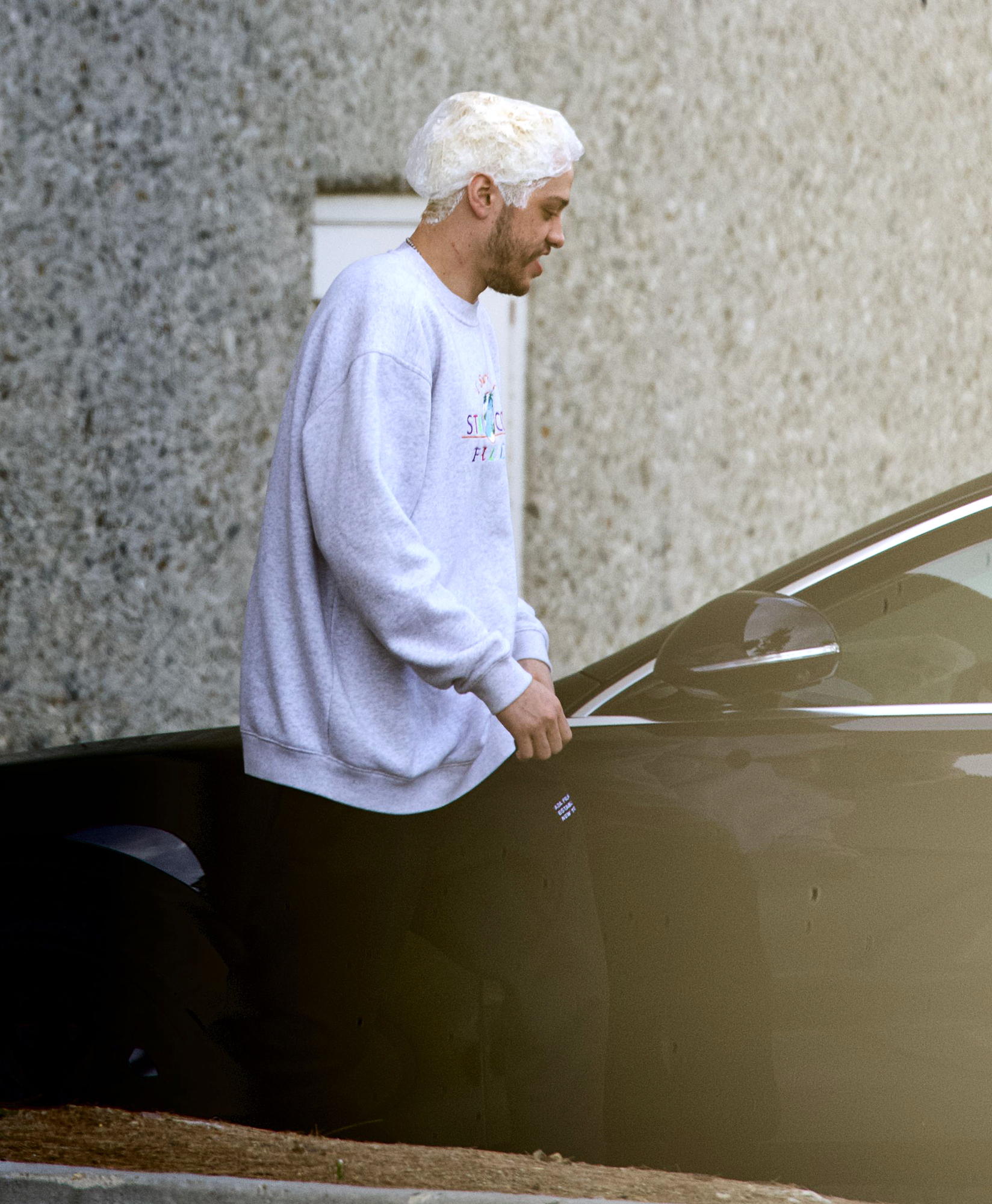 Kim Kardashian and BF Pete Davidson Seen With Matching Hair Styles