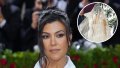 Kourtney Kardashian Wears Unique Wedding Dress at 2022 Travis Barker Wedding: See Photos