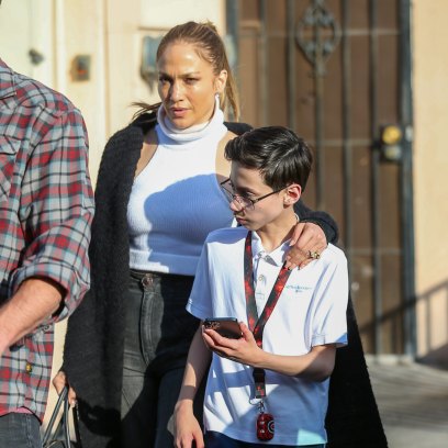Jennifer Lopez, Ben Affleck Make Rare Outing With Her Son Max 3