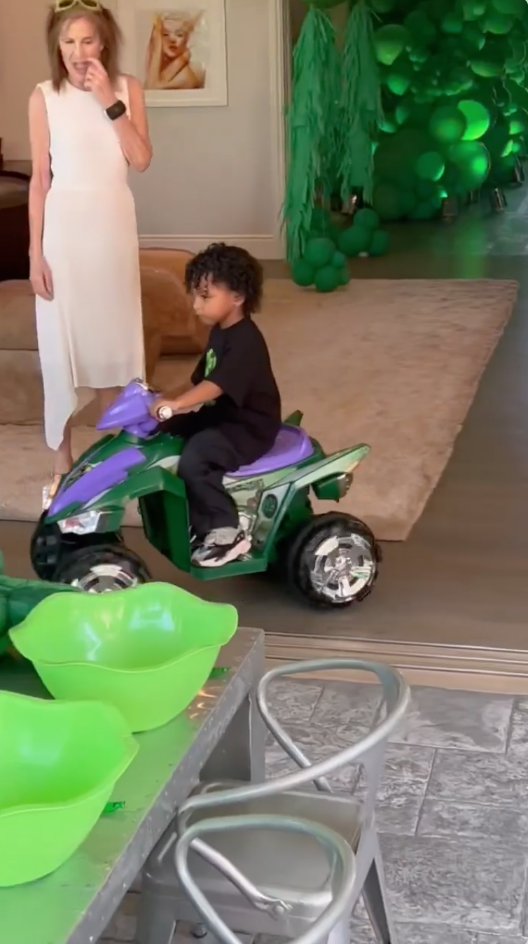 Psalm West Has Hulk Birthday Party at Kim's House: Photos 8