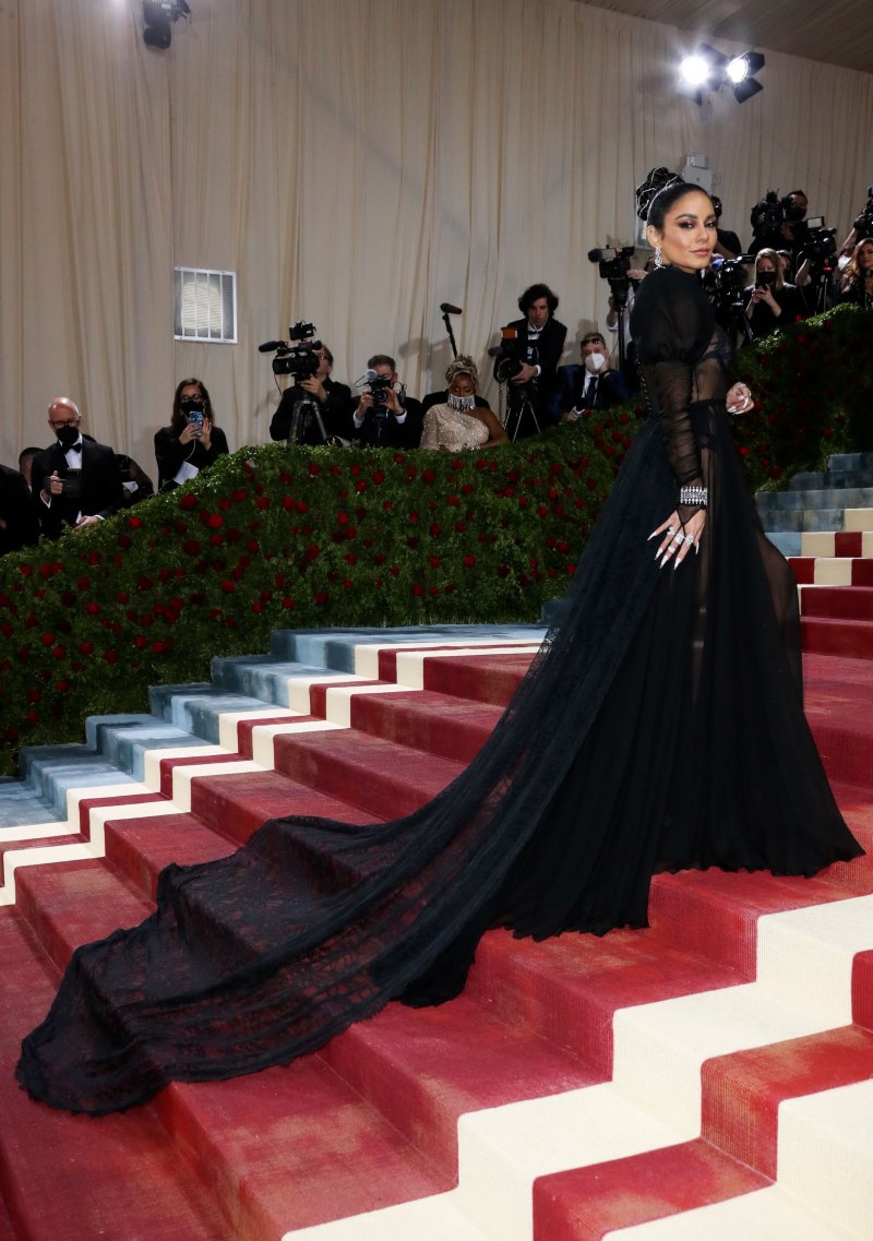 Vanessa Hudgens Hosts the 2022 Met Gala Red Carpet Livestream in Style: Photos of Her Outfit