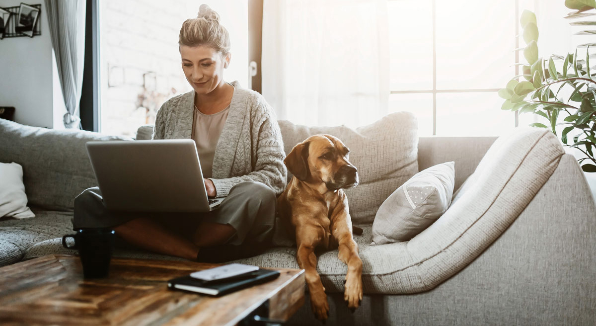 Shutterstock Mom and Dog