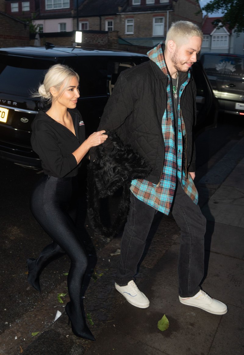 Kim Kardashian and Pete Davidson Hold Hands in London: Photos 3