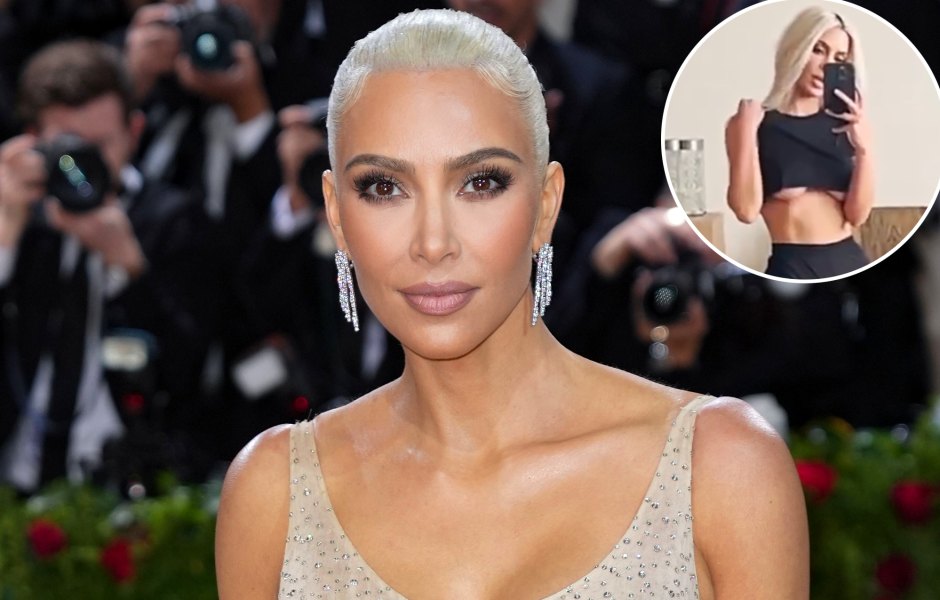 Gone in a Flash! Kim Kardashian Teases Her Boobs in New Skims Top