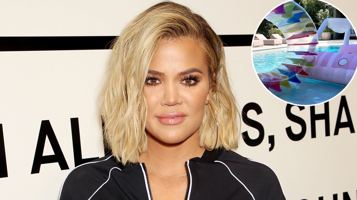 Khloe Kardashian Enjoys a ‘Cousin Pool Party’ in a Sultry Bikini: See Photos