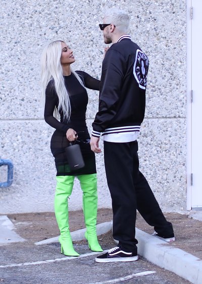 Kim Kardashian and Boyfriend Pete Davidson Can't Keep their Hands Off Each Other in L.A.: Photos