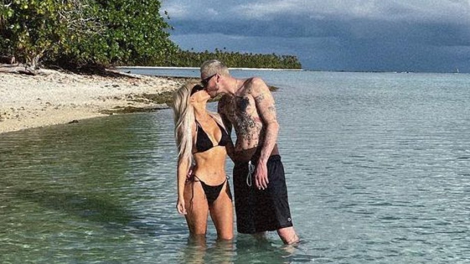 PDA Alert! Kim Kardashian and Pete Davidson Kiss During Bikini-Clad Beach Trip